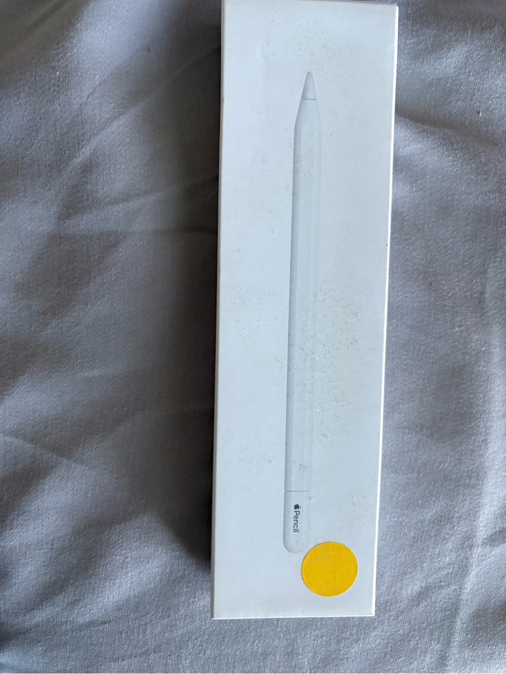 Apple White Stylus Pen with Yellow Accent Dot
